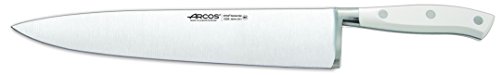 Arcos 233824 Serie Riviera Blanc - Kochmesser - Klinge aus Nitrum geschmiedetem Edelstahl 300 mm - HandGriff Polyoxymethylen (POM) Farbe Weiße , 37.5 x 5 x 5 cm von Arcos