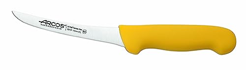 Arcos Serie 2900 - Ausbeinmesser - Klinge Nitrum Edelstahl 140 mm - HandGriff Polypropylen Farbe Gelb von Arcos