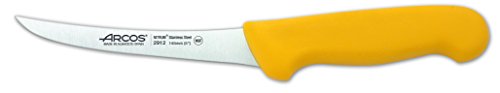 Arcos Ausbeinmesser Curvo Semiflexible - Edelstahlklinge 140 mm - Ideal zum Entbeinen von Fleisch - Gelber Polypropylen-Griff - Serie 2900 Arcos Ausbeinmesser Curvo Semiflexible - Edelstahlklinge 140 mm - Ideal zum Entbeinen von Fleisch - Gelber Polypropylen-Griff - Serie 2900 von Arcos