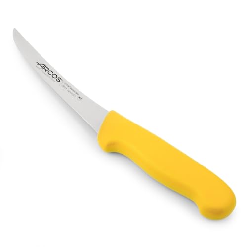 Arcos Ausbeinmesser mit Nitrum Edelstahlklinge 140 mm - Professionelles Messer zum Entbeinen von Fleisch - Ergonomischer Griff aus Polypropylen - Gelb, Serie 2900 Arcos Ausbeinmesser mit Nitrum Edelstahlklinge 140 mm - Professionelles Messer zum Entbeinen von Fleisch - Ergonomischer Griff aus Polypropylen - Gelb, Serie 2900 von Arcos
