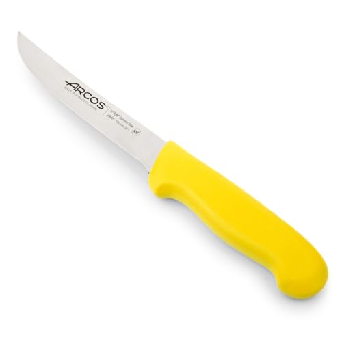 Arcos Ausbeinmesser mit Nitrum Edelstahlklinge 16 cm - Professionelles Messer zum Entbeinen von Fleisch - Ergonomischer Griff aus Polypropylen, Gelb, Serie 2900 von Arcos