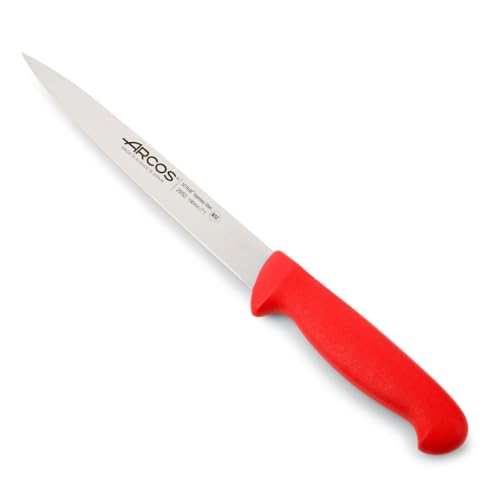 Arcos Serie 2900 - Filetmesser - Klinge Nitrum Edelstahl 190 mm - HandGriff Polypropylen Farbe Rot Arcos Serie 2900 - Filetmesser - Klinge Nitrum Edelstahl 190 mm - HandGriff Polypropylen Farbe Rot von Arcos