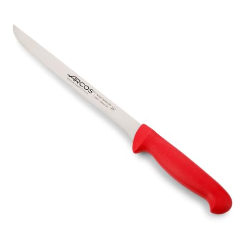 Arcos Serie 2900 - Filetmesser - Klinge Nitrum Edelstahl 200 mm - HandGriff Polypropylen Farbe Rot Arcos Serie 2900 - Filetmesser - Klinge Nitrum Edelstahl 200 mm - HandGriff Polypropylen Farbe Rot von Arcos