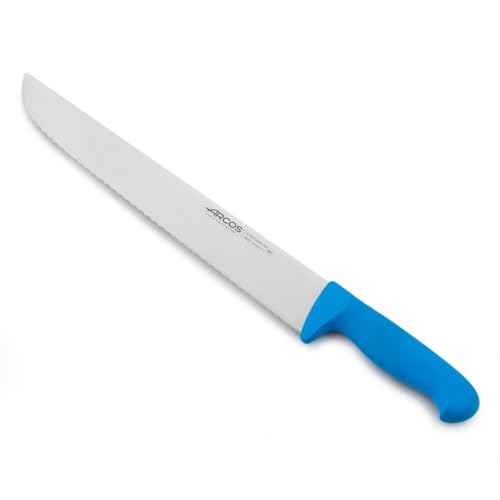 Arcos Serie 2900 - Fischhändler Messer - Klinge Nitrum Edelstahl 350 mm - HandGriff Polypropylen Farbe Blau von Arcos