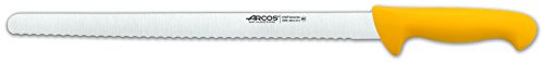 Arcos Serie 2900 - Gebäckmesser Kuchenmesser - Klinge Nitrum Edelstahl 350 mm - HandGriff Polypropylen Farbe Gelb von Arcos