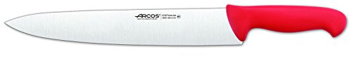 Arcos Serie 2900 - Kochmesser - Klinge Nitrum Edelstahl 300 mm - HandGriff Polypropylen Farbe Rot von Arcos