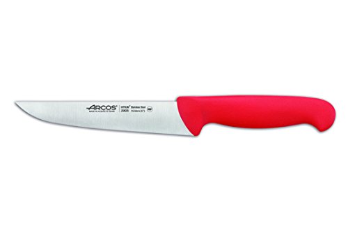 Arcos Serie 2900 - Küchenmesser - Klinge Nitrum Edelstahl 150 mm - HandGriff Polypropylen Farbe Rot von Arcos