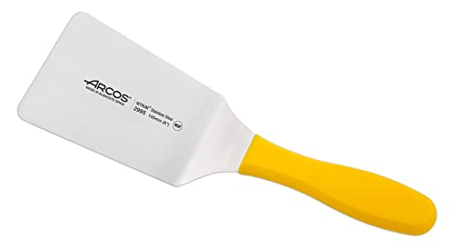 Arcos Serie 2900 - Küchenspatel - Klinge Nitrum Edelstahl 155x90 mm - HandGriff Polypropylen Farbe Gelb von Arcos