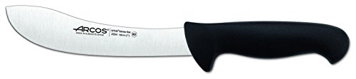 Arcos Serie 2900 - Kürschnermesser - Klinge Nitrum Edelstahl 190 mm - HandGriff Polypropylen Farbe Schwarz von Arcos