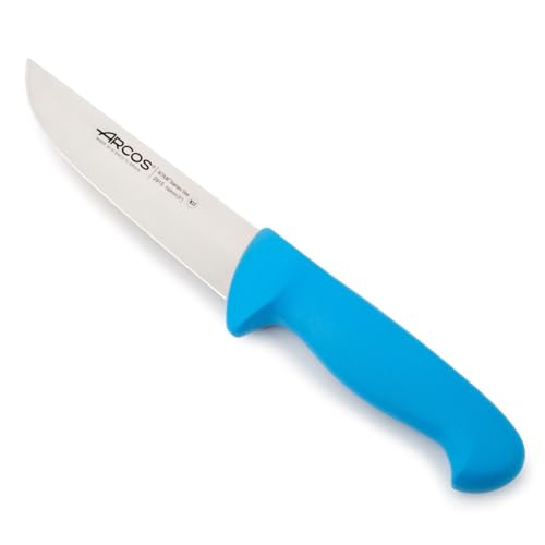 Arcos Serie 2900 - Metzgermesser Steakmesser - Klinge Nitrum Edelstahl 160 mm - HandGriff Polypropylen Farbe Blau von Arcos