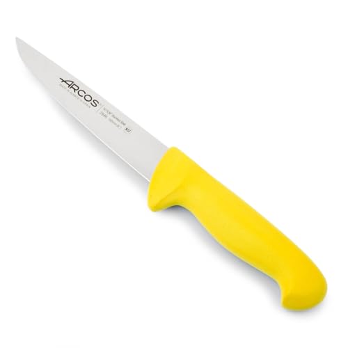Arcos Fleischermesser aus Nitrum Edelstahl 20 cm - Professionelles Küchenmesser zum Schneiden von Fleisch, Fisch und Gemüse - Ergonomischer Griff aus Polyoxymethylen, Gelb, Serie 2900 Arcos Fleischermesser aus Nitrum Edelstahl 20 cm - Professionelles Küchenmesser zum Schneiden von Fleisch, Fisch und Gemüse - Ergonomischer Griff aus Polyoxymethylen, Gelb, Serie 2900 von Arcos