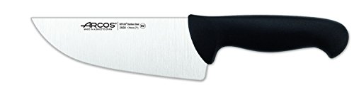 Arcos Serie 2900 - Metzgermesser Steakmesser - Klinge Nitrum Edelstahl 170 mm - HandGriff Polypropylen Farbe Schwarz von Arcos