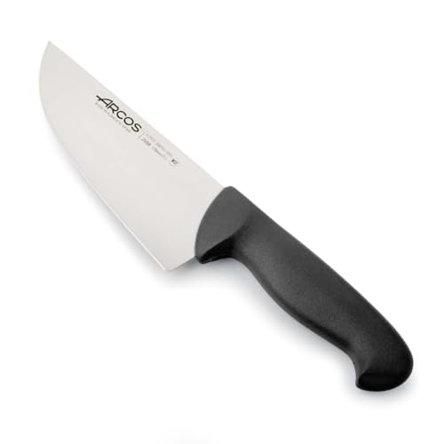 Arcos Fleischermesser Breite Klinge 170 mm - Edelstahl Nitrum für Präzisen Fleischschnitt - Ergonomischer Griff Polypropylen Schwarz - Serie 2900 Arcos Fleischermesser Breite Klinge 170 mm - Edelstahl Nitrum für Präzisen Fleischschnitt - Ergonomischer Griff Polypropylen Schwarz - Serie 2900 von Arcos