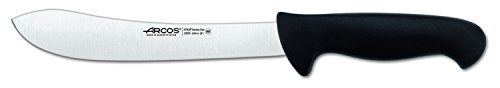 Arcos Serie 2900 - Metzgermesser Steakmesser - Klinge Nitrum Edelstahl 200 mm - HandGriff Polypropylen Farbe Schwarz von Arcos
