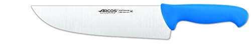 Arcos Serie 2900 - Metzgermesser Steakmesser - Klinge Nitrum Edelstahl 250 mm - HandGriff Polypropylen Farbe Blau von Arcos