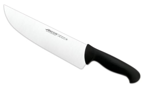 Arcos Serie 2900 - Metzgermesser Steakmesser - Klinge Nitrum Edelstahl 250 mm - HandGriff Polypropylen Farbe Schwarz von Arcos