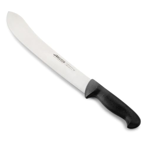 Arcos Serie 2900 - Metzgermesser Steakmesser - Klinge Nitrum Edelstahl 300 mm - HandGriff Polypropylen Farbe Schwarz von Arcos