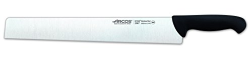 Arcos Serie 2900 - Salami-Messer Käsemesser - Klinge Nitrum Edelstahl 360 mm - HandGriff Polypropylen Farbe Schwarz von Arcos