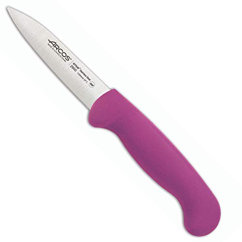 Arcos Serie 2900 - Schälmesser - Klinge Nitrum Edelstahl 80 mm - HandGriff Polypropylen Farbe Violett von Arcos