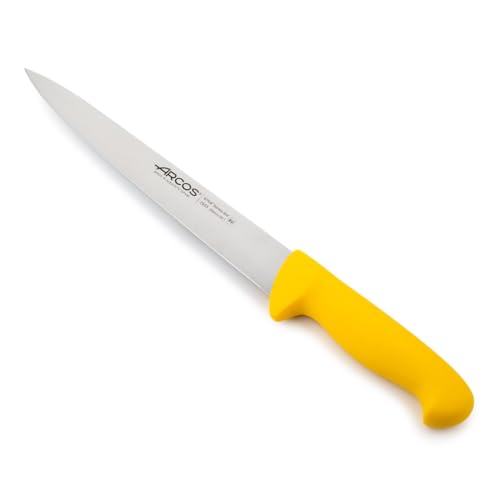 Arcos Tranchiermesser Edelstahl Nitrum 25 cm - Langlebigkeit und Präzision - Polypropylen Griff Gelb - Serie 2900 Arcos Tranchiermesser Edelstahl Nitrum 25 cm - Langlebigkeit und Präzision - Polypropylen Griff Gelb - Serie 2900 von Arcos