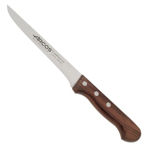 Arcos Profi-Ausbeinmesser - Edelstahlklinge NITRUM 155 mm - Palisandergriff - Präziser und Langlebiger Schnitt - Atlantico Serie von Arcos