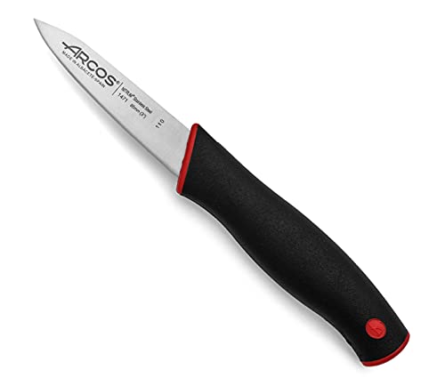 Arcos Küchenmesser Edelstahl NITRUM 85 mm Obst- und Gemüseschäler Ergonomischer Griff Serie Duo von Arcos