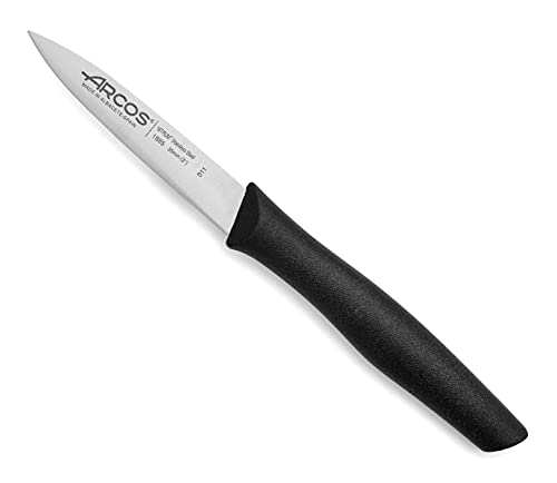 Arcos Küchenmesser Edelstahl NITRUM 85 mm - Obst- und Gemüseschäler, Ergonomischer Griff, Serie Nova von Arcos