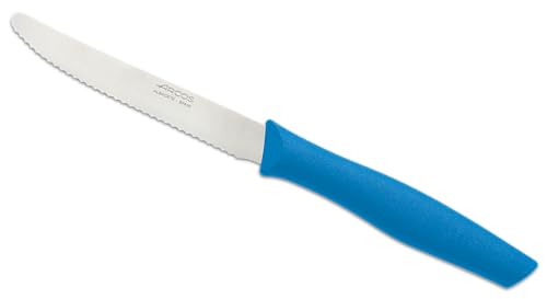 Arcos Serie Nova - Tischmesser Tafelmesser - Klinge Nitrum Edelstahl 110 mm - HandGriff Polypropylen Farbe Blau von Arcos