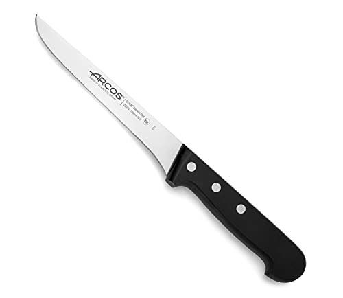 Arcos Serie Universal - Ausbeinmesser - Klinge Nitrum Edelstahl 160 mm - HandGriff Polyoxymethylen (POM) Farbe Schwarz von Arcos