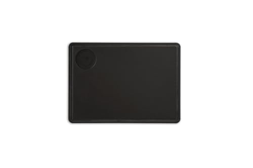 ARCOS Schneidebrett aus Harz und Zellulosefaser 33 x 23 cm - 650 g, Ideal zum Schneiden - Schwarz, Serie Tablas von Arcos