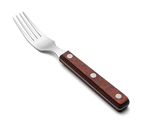 Arcos Table Messer - Steakgabel - Edelstahl 18/10 und 195 mm - HandGriff Pack-Holz Farbe Braun von Arcos
