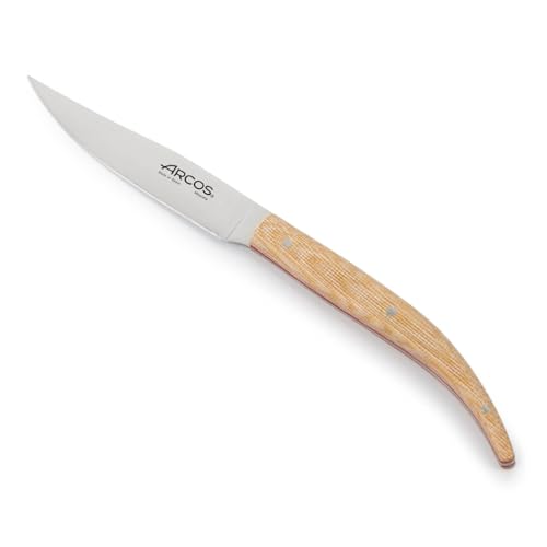 Arcos Fleischmesser Tisch - Klinge aus Nitrum Edelstahl 10 cm - Ideal für Filetieren - Griff aus Micarta, Farbe Braun - Lleneu Küche und Tisch mit Stil Arcos Fleischmesser Tisch - Klinge aus Nitrum Edelstahl 10 cm - Ideal für Filetieren - Griff aus Micarta, Farbe Braun - Lleneu Küche und Tisch mit Stil von Arcos