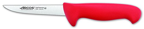 Arcos Serie 2900 - Ausbeinmesser - Klinge Nitrum Edelstahl 130 mm - HandGriff Polypropylen Farbe Rot von Arcos