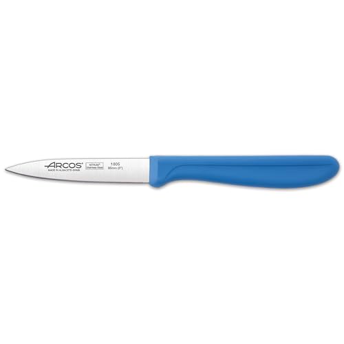 Arcos 188523 Serie Nova - Schälmesser - Klinge Nitrum Edelstahl 85 mm - HandGriff Polypropylen Farbe Blau von Arcos