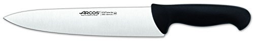Arcos Serie 2900 - Kochmesser - Klinge Nitrum Edelstahl 250 mm - HandGriff Polypropylen Farbe Schwarz von Arcos