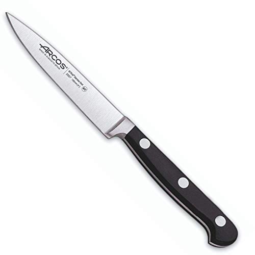 Arcos Serie Clasica - Schälmesser - Klinge aus Nitrum geschmiedetem Edelstahl 100 mm - HandGriff Polyoxymethylen (POM) Farbe Schwarz Arcos Serie Clasica - Schälmesser - Klinge aus Nitrum geschmiedetem Edelstahl 100 mm - HandGriff Polyoxymethylen (POM) Farbe Schwarz von Arcos