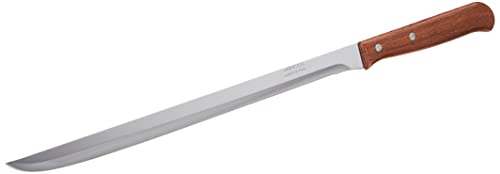 Arcos 101300 Serie Latina - Schneidmesser Schinkenmesser - Klinge Nitrum Edelstahl 250 mm - HandGriff Pack-Holz Farbe Braun von Arcos