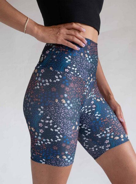 Arctic Flamingo Bike Shorts - Radlerhose - Yoga Shorts BLUMENBOMBE von Arctic Flamingo