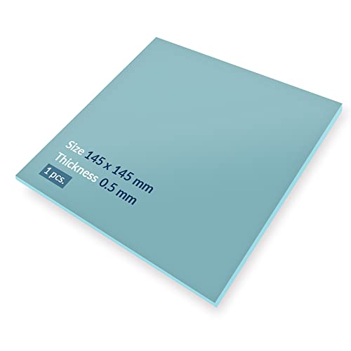 ARCTIC TP-2 (APT2560): Wärmeleitpad, Economic Thermal Pad, 145 x 145 x 0,5mm (1 Stück) - Exzellente Wärmeleitung, geringe Härte, idealer Gap-Filler, einfache Installation, sichere Handhabung - Blau von ARCTIC