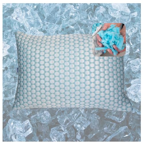 Arctic Polaris Kühlendes Kopfkissen mit Verstellbarem Memory-Schaum | Cooling-Gel-Füllung | Ergonomische Schlafunterstützung | Bambus & Polyester Bezug | Oeko-TEX® Zertifiziert | 47x67 cm von Arctic