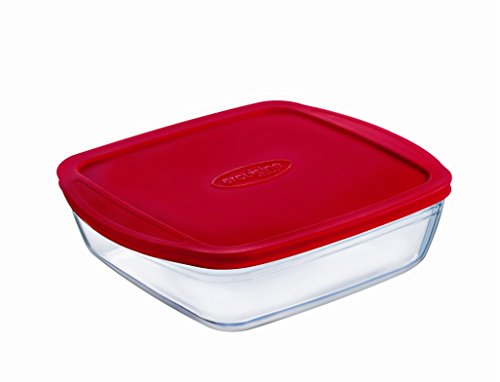 Ôcuisine Cook&Store Quadratischer Behälter, 22 l, Boro, rot, 2.2 L von Arcuisine