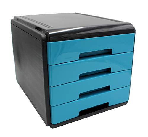 My Desk Arda 4 Schublade Desktop Cabinet – Türkis von Arda