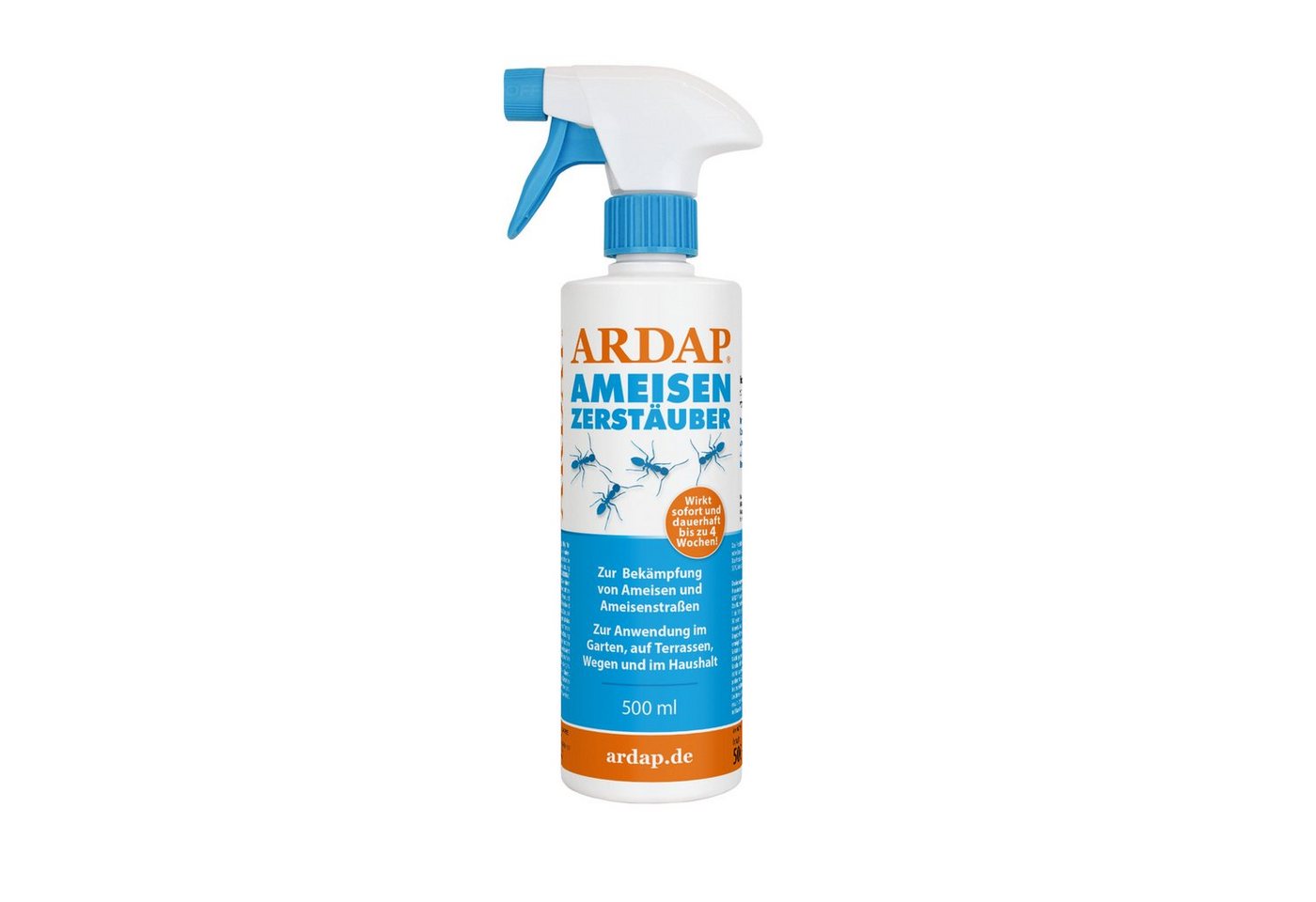 Ardap Insektenspray ARDAP Ameisen Zerstäuber 500ml Pumpspray von Ardap