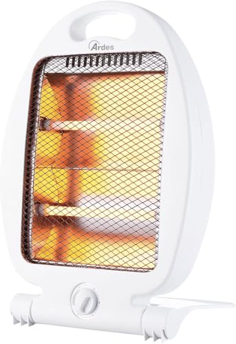 ARDES | AR435C Quarzofen FLEXO MINI - Klappbarer Quarzofen - Quarzofen mit Strahlung - 2 Leistungen 400W/800W - Klappbarer Kompaktofen Ideal für kleine Räume, Weiß von Ardes