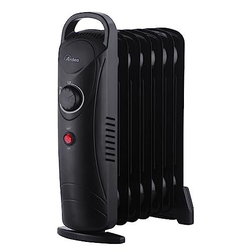 ARDES - AR4R07M2 OILO MINI2 800 W Mini-Elektro-Ölheizkörper, kompakter elektrischer Heizkörper mit geringem Verbrauch und Griff, leise elektrische Heizung zum Heizen von Badezimmern, Heimbüros ARDES - AR4R07M2 OILO MINI2 800 W Mini-Elektro-Ölheizkörper, kompakter elektrischer Heizkörper mit geringem Verbrauch und Griff, leise elektrische Heizung zum Heizen von Badezimmern, Heimbüros von Ardes