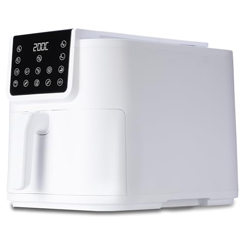 ARDES - ARFRYA05LW Heißluftfritteuse 8 Liter Slim Extra Tiefe Fritteuse Infinity 8L W - AirFryer mit digitalem Display Touch Weiß ARDES - ARFRYA05LW Heißluftfritteuse 8 Liter Slim Extra Tiefe Fritteuse Infinity 8L W - AirFryer mit digitalem Display Touch Weiß von Ardes