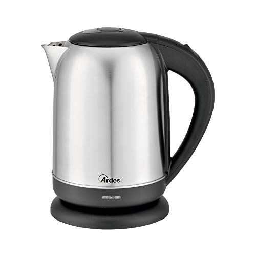 Ardes AR1K41 Wasserkocher KETTY Edelstahl 2 elektrische Edelstahl Fassungsvermögen 1,7 Liter 7 Tassen, selbstschließend, schnell und leise kochendem Tee, Kräutertees, Wasser Ardes AR1K41 Wasserkocher KETTY Edelstahl 2 elektrische Edelstahl Fassungsvermögen 1,7 Liter 7 Tassen, selbstschließend, schnell und leise kochendem Tee, Kräutertees, Wasser von Ardes
