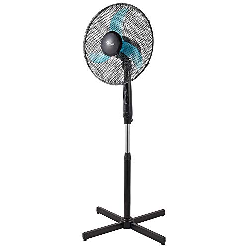 Ardes AR5AM40PR Penny 40PR Deckenventilator mit Fernbedienung höhenverstellbar 3 Flügeln 40 cm 3 Geschwindigkeitsstufen, Schwarz von Ardes