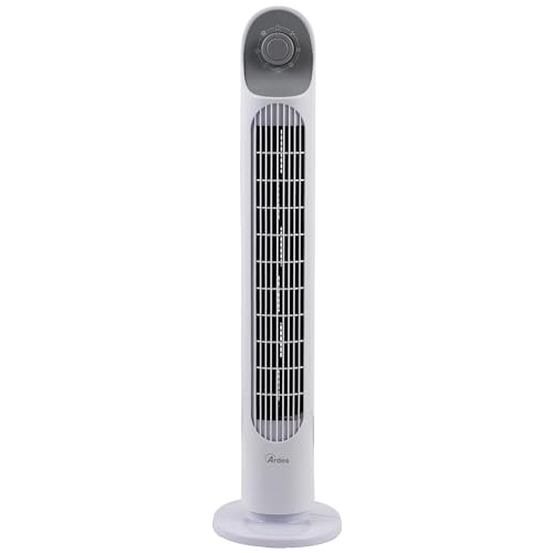 ARDES - Vertikalventilator Höhe 81 cm mit 3 Intensitäten und automatischer Oszillation des Turms, für Boden oder Tisch, Turmventilator weiß AR5T800 ARDES - Vertikalventilator Höhe 81 cm mit 3 Intensitäten und automatischer Oszillation des Turms, für Boden oder Tisch, Turmventilator weiß AR5T800 von Ardes