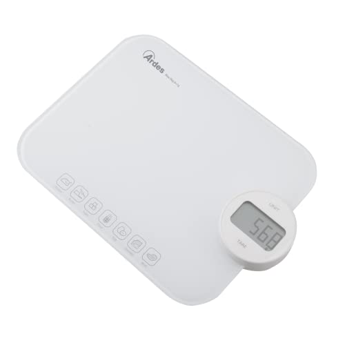 ARDES - AR1PABFC Digitale Küchenwaage ohne Batterie, Elektronische Lebensmittelwaage, LCD-Display und Touch-Tasten - ohne Batterien ARDES - AR1PABFC Digitale Küchenwaage ohne Batterie, Elektronische Lebensmittelwaage, LCD-Display und Touch-Tasten - ohne Batterien von Ardes